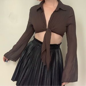 SOLD UO Super Cropped Long Sleeve